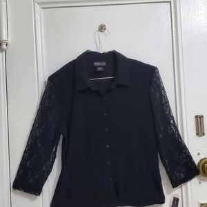 Lace jacket/ sweater sz XL